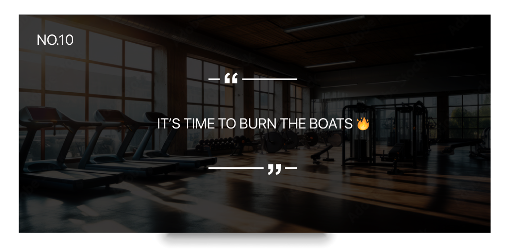 It’s Time to Burn the Boats